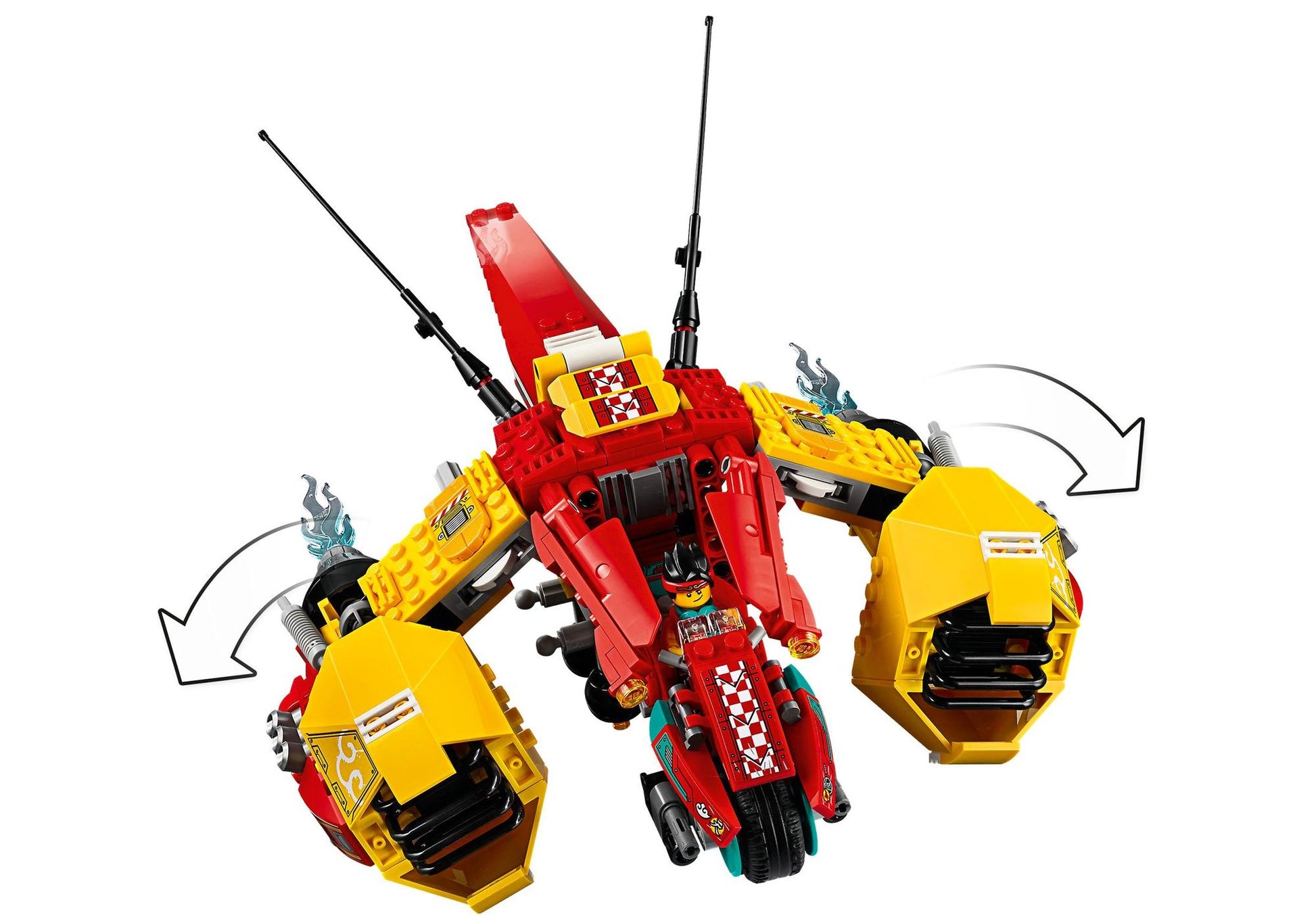Lego 80008 Monkie Kid: Mokie Kids Wolken-Jet - plegobil