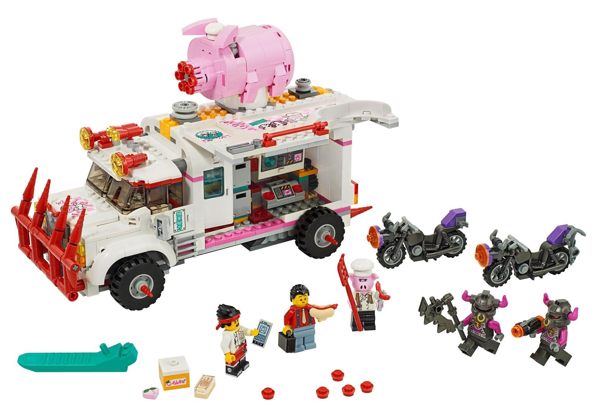 Lego 80009 Monkie Kid: Pigsys Foodtruck - plegobil