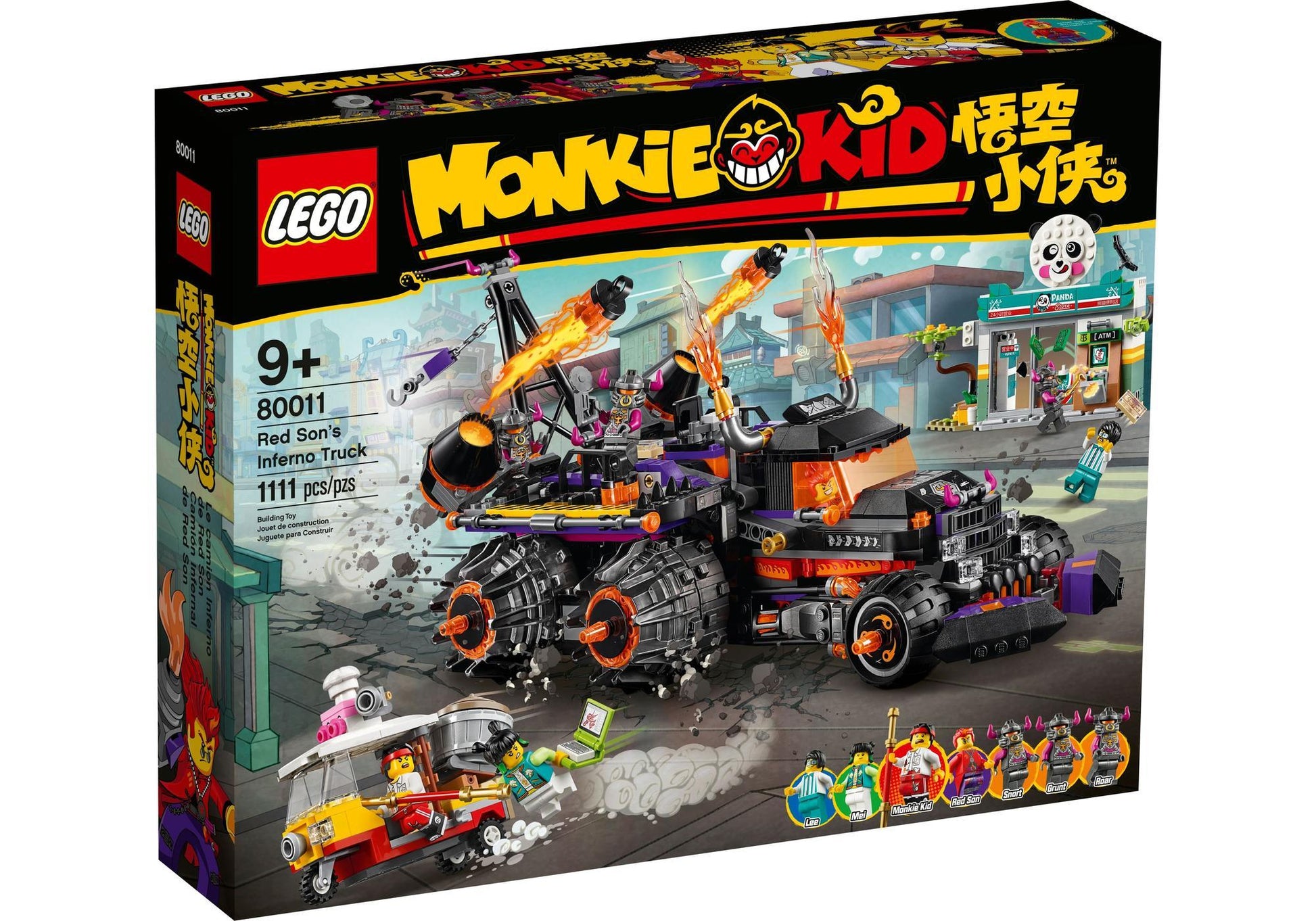 Lego 80011 Monkie Kid: Red Sons Inferno-Truck - plegobil