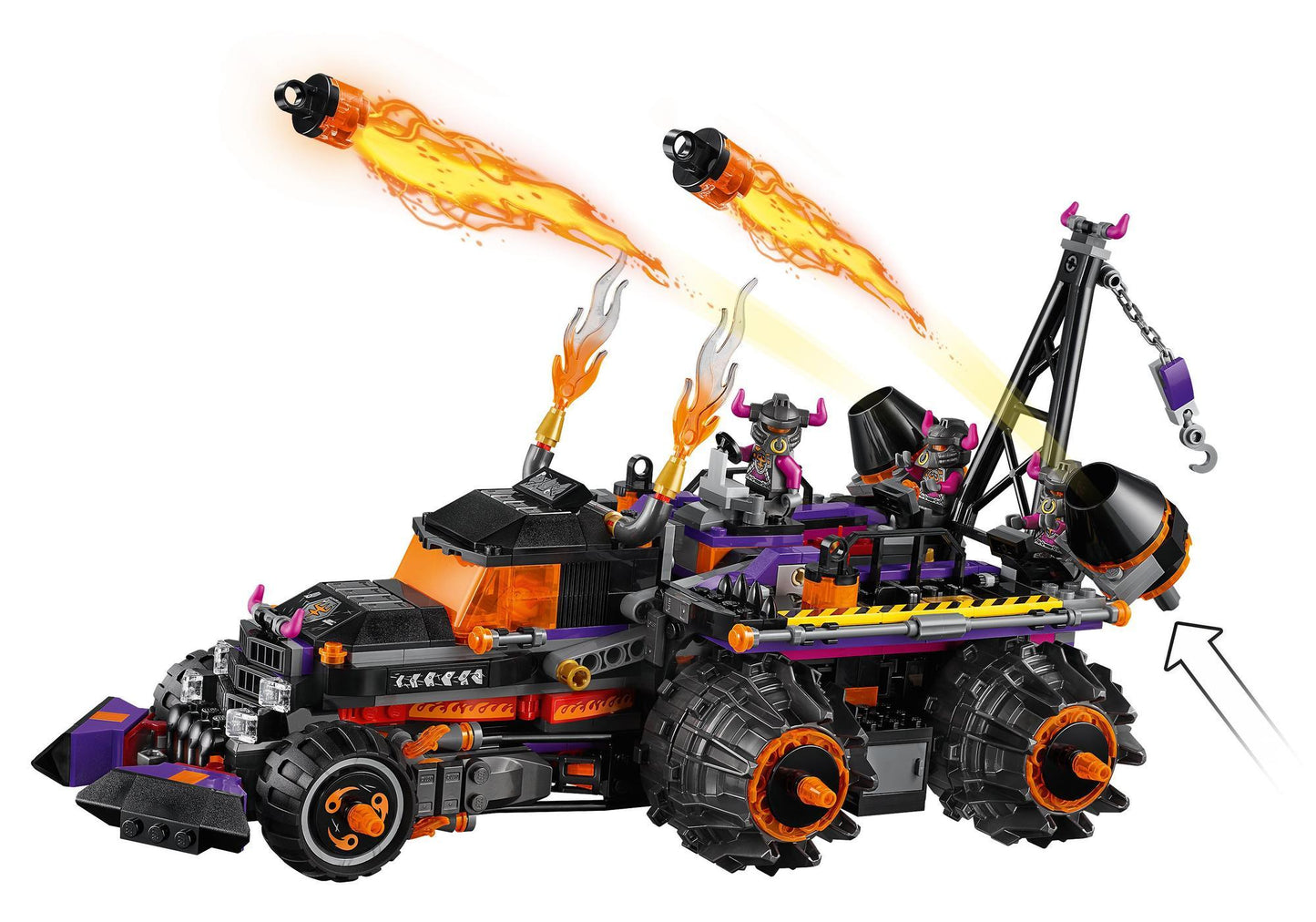 Lego 80011 Monkie Kid: Red Sons Inferno-Truck - plegobil