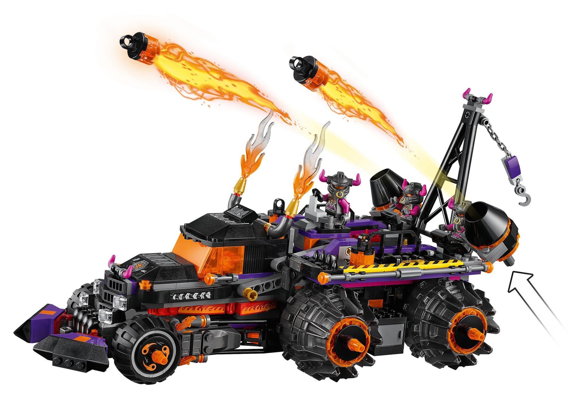 Lego 80011 Monkie Kid: Red Sons Inferno-Truck - plegobil