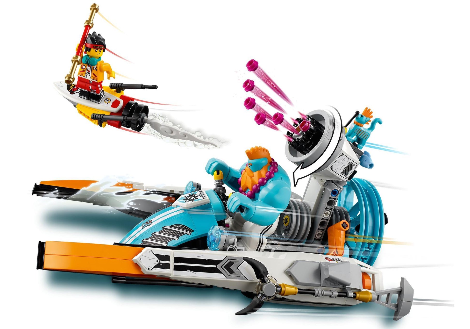 Lego 80014 Monkie Kid: Sandys Schnellboot - plegobil