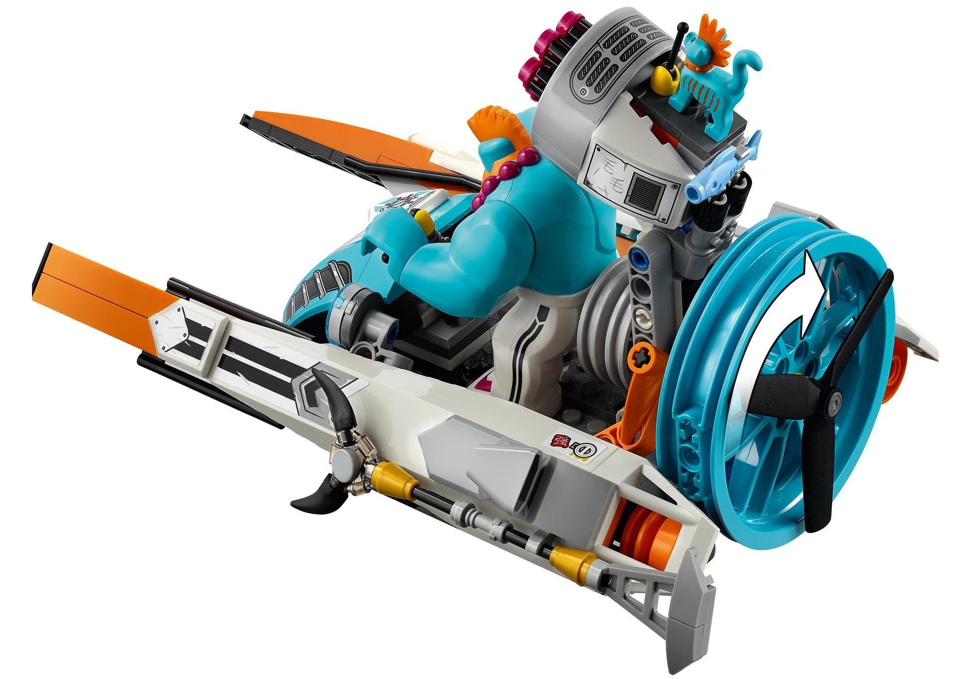Lego 80014 Monkie Kid: Sandys Schnellboot - plegobil