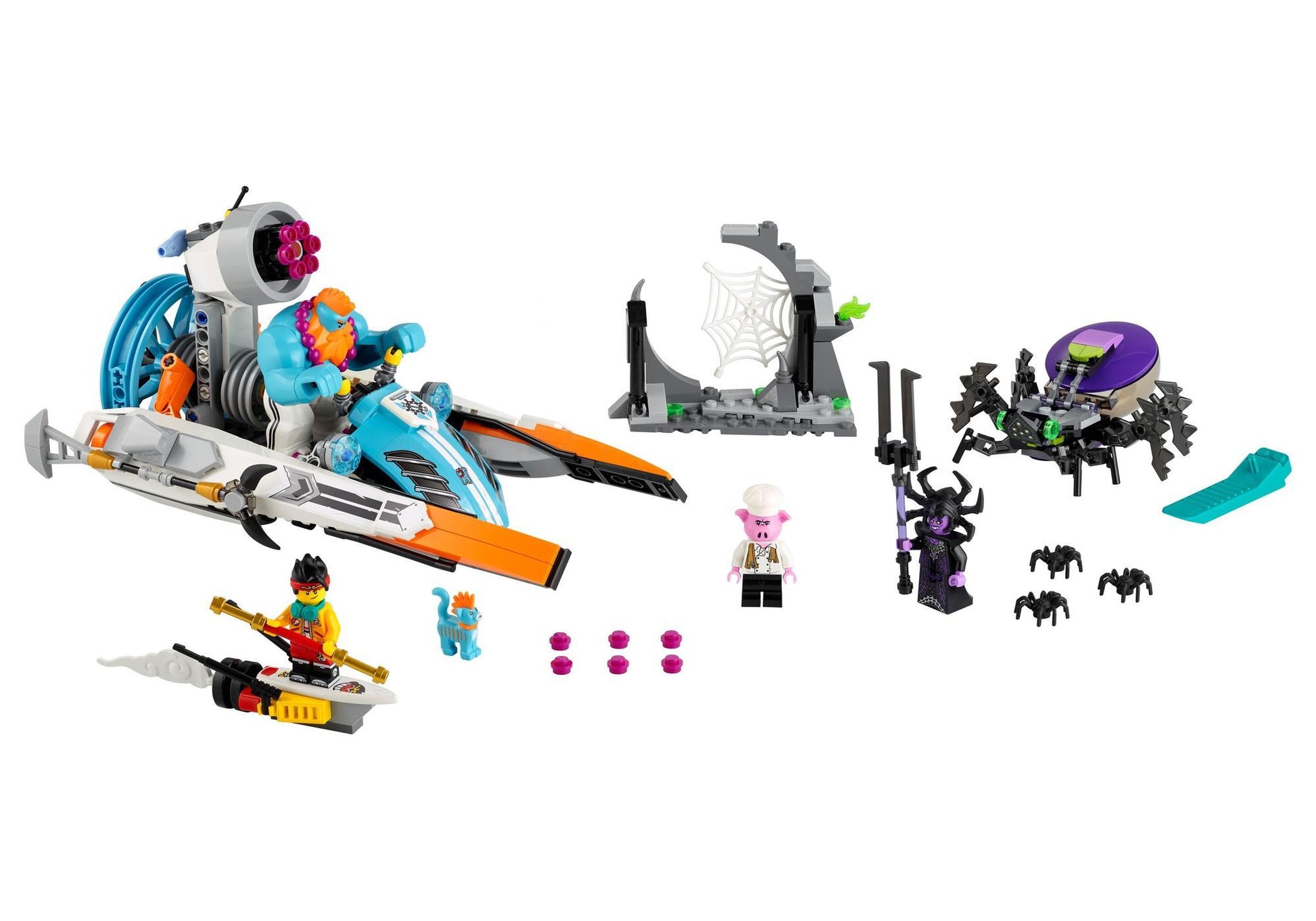 Lego 80014 Monkie Kid: Sandys Schnellboot - plegobil