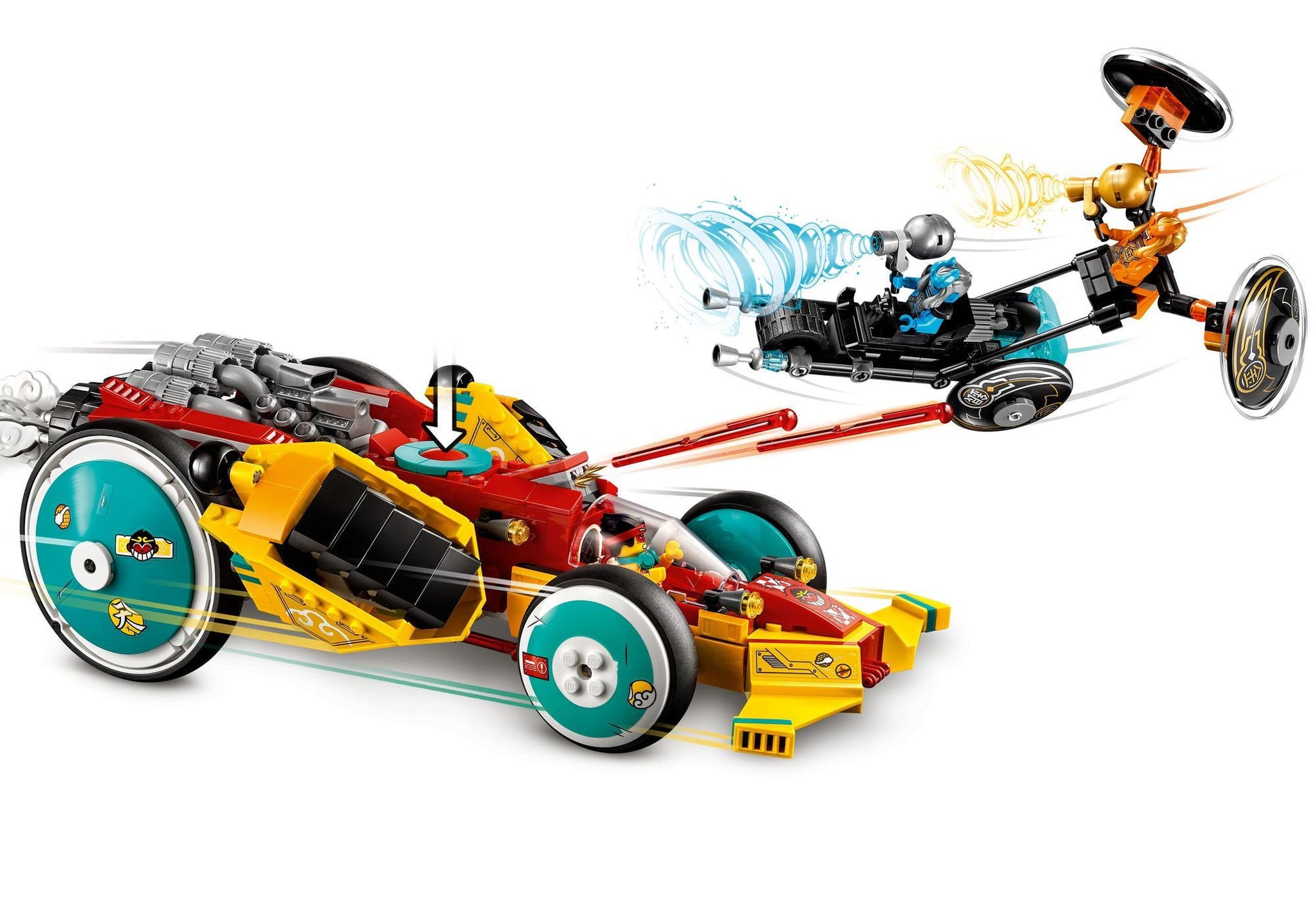 Lego 80015 Monkie Kid: Wolken Roadster - plegobil