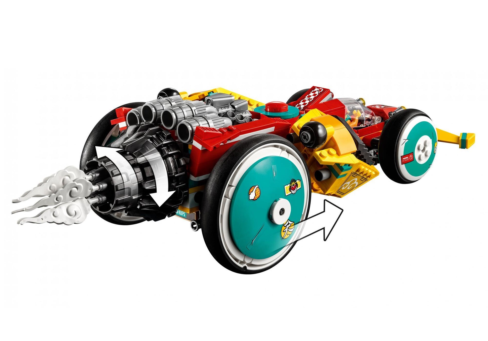 Lego 80015 Monkie Kid: Wolken Roadster - plegobil