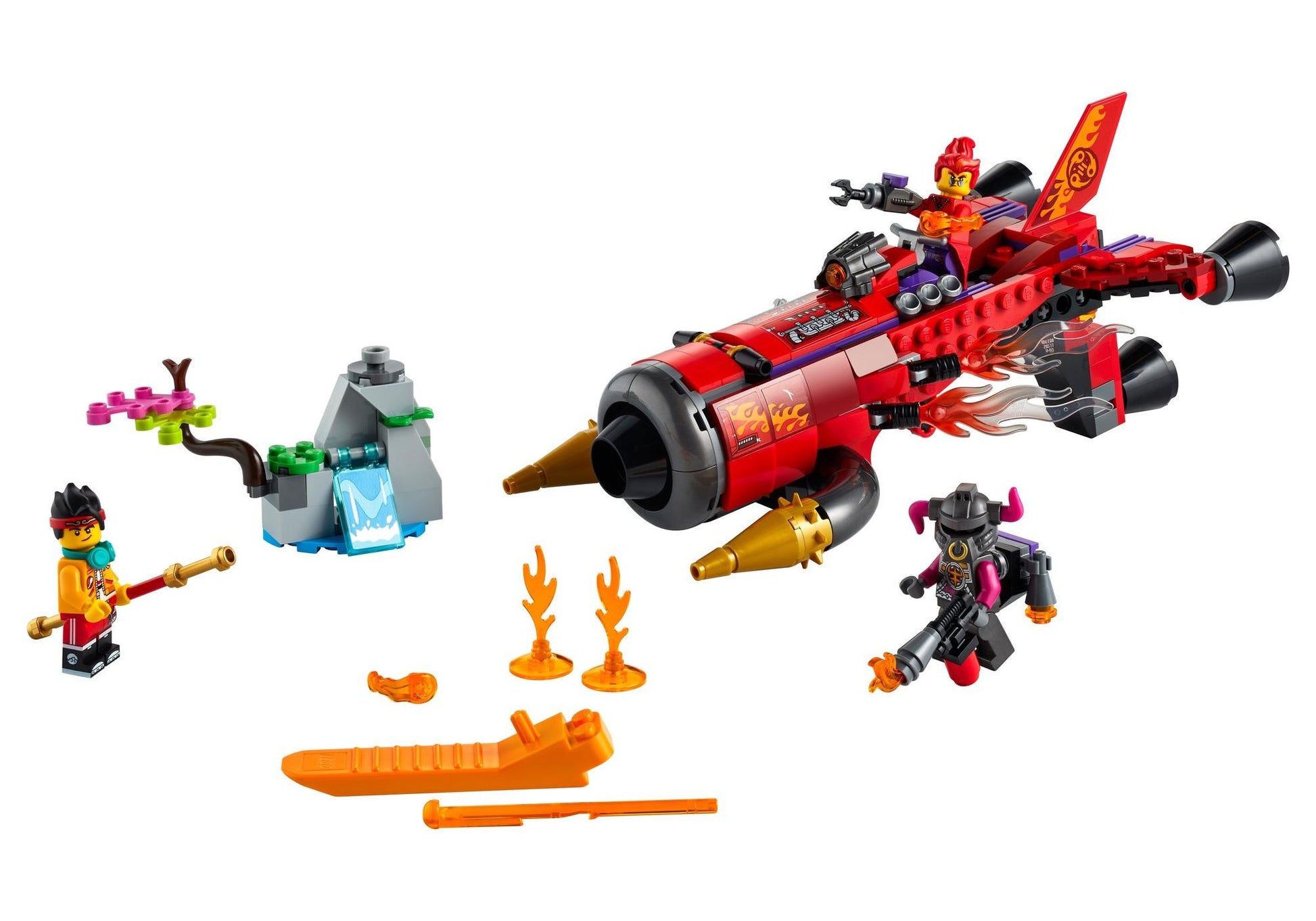 Lego 80019 Monkie Kid: Inferno-Jet - plegobil