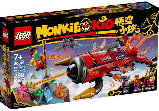 Lego 80019 Monkie Kid: Inferno-Jet - plegobil