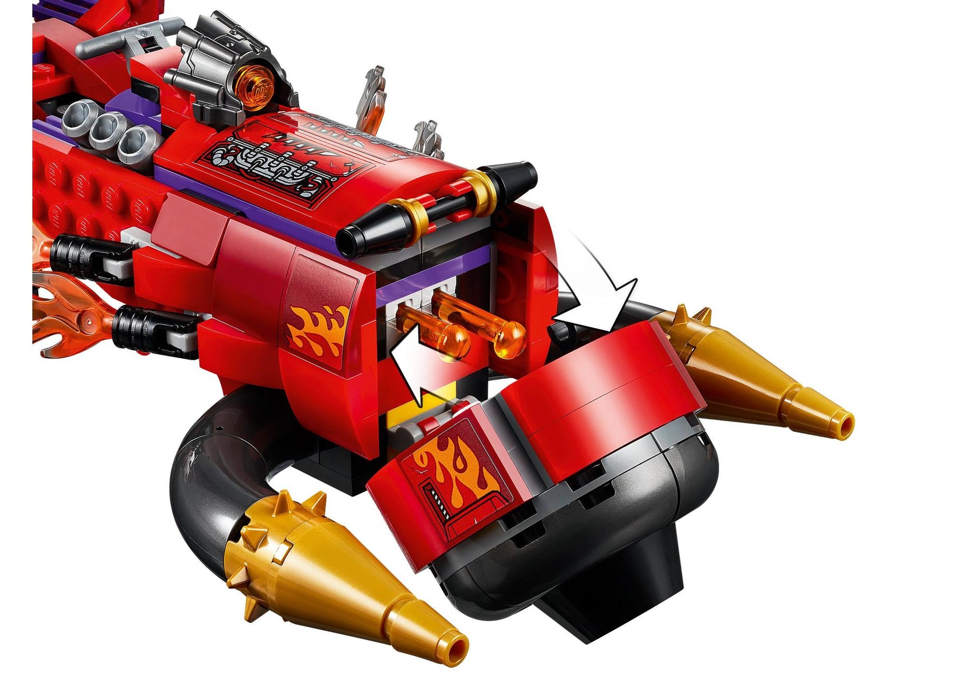 Lego 80019 Monkie Kid: Inferno-Jet - plegobil