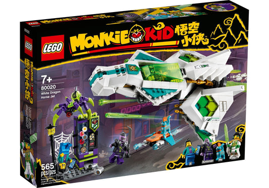 Lego 80020 Monkie Kid: Jet des weißen Drachenpferds - plegobil