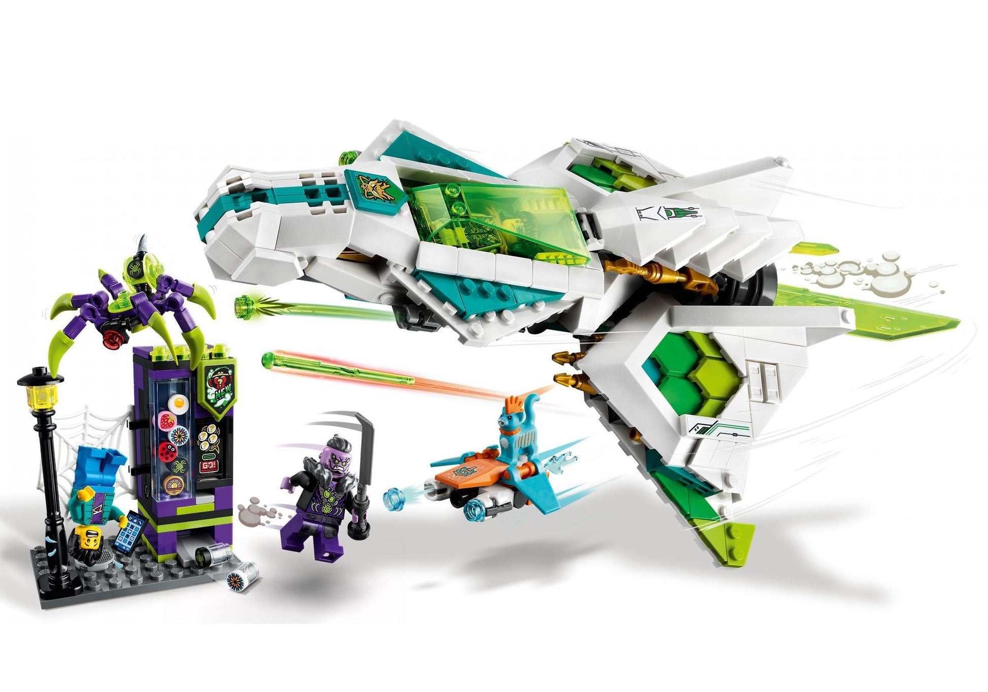Lego 80020 Monkie Kid: Jet des weißen Drachenpferds - plegobil