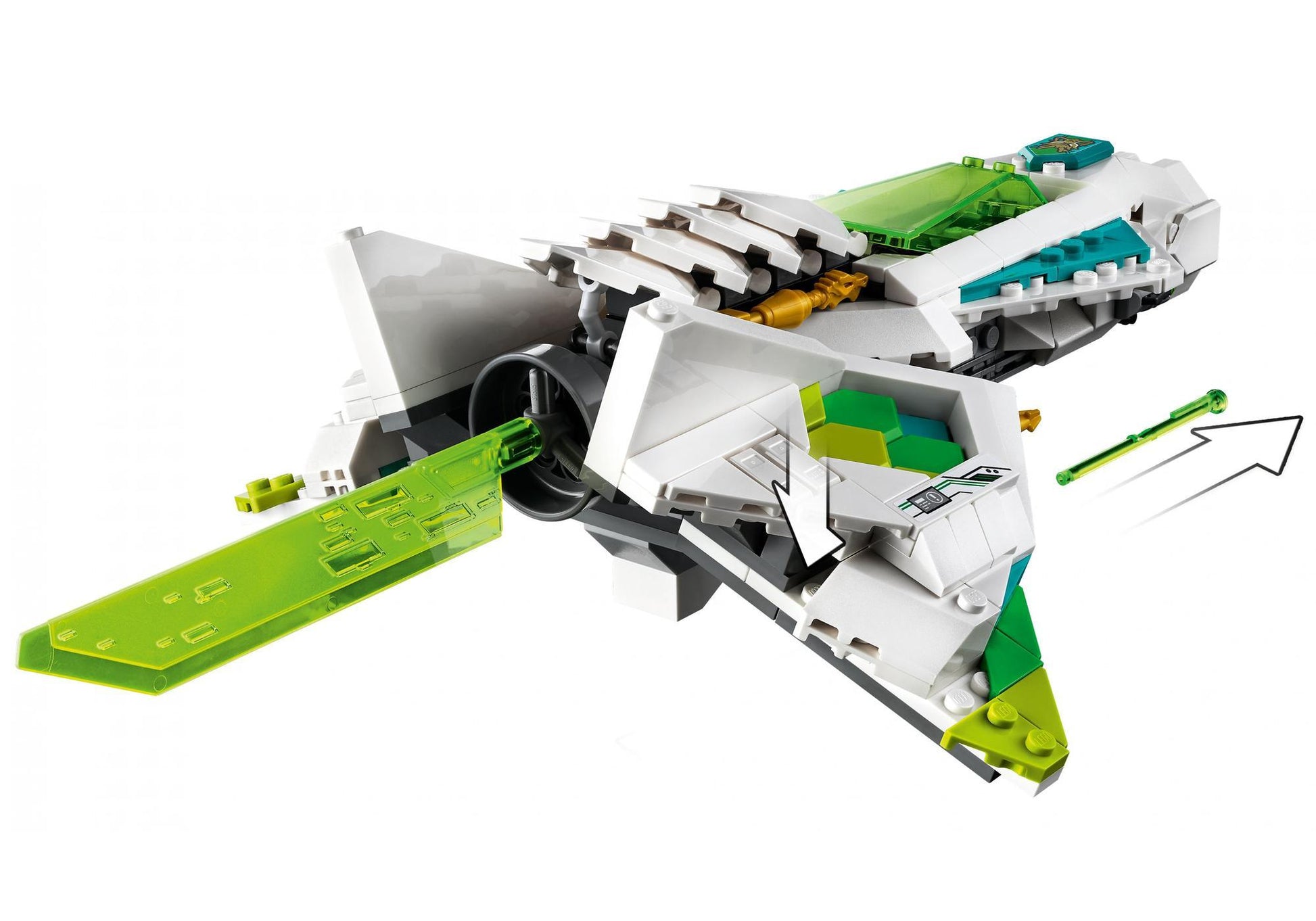 Lego 80020 Monkie Kid: Jet des weißen Drachenpferds - plegobil