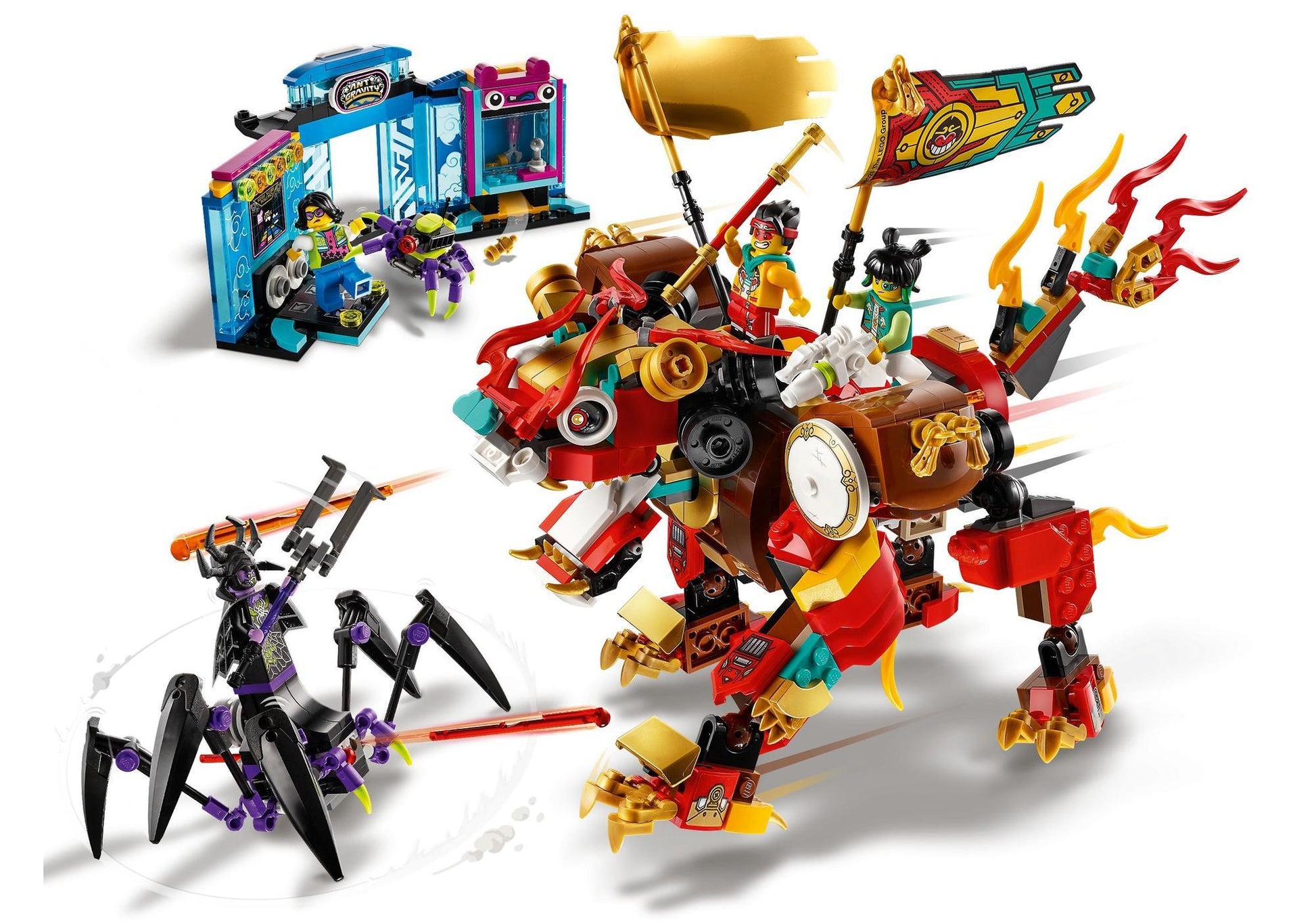 Lego 80021 Monkie Kid: Monkie Kids Löwenwächter - plegobil