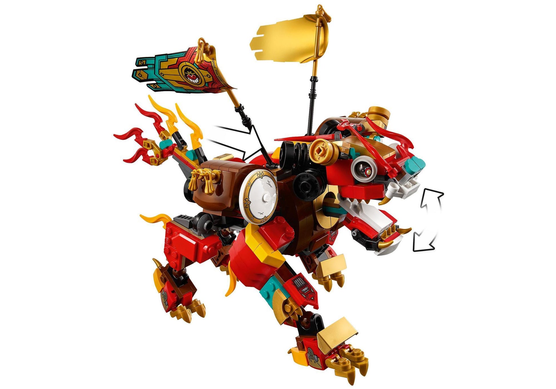 Lego 80021 Monkie Kid: Monkie Kids Löwenwächter - plegobil