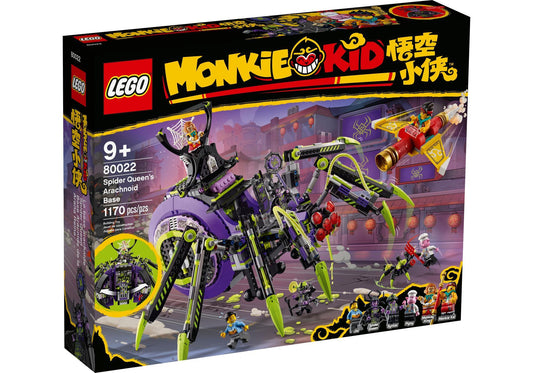Lego 80022 Monkie Kid: Hauptquartier der Spider Queen - plegobil