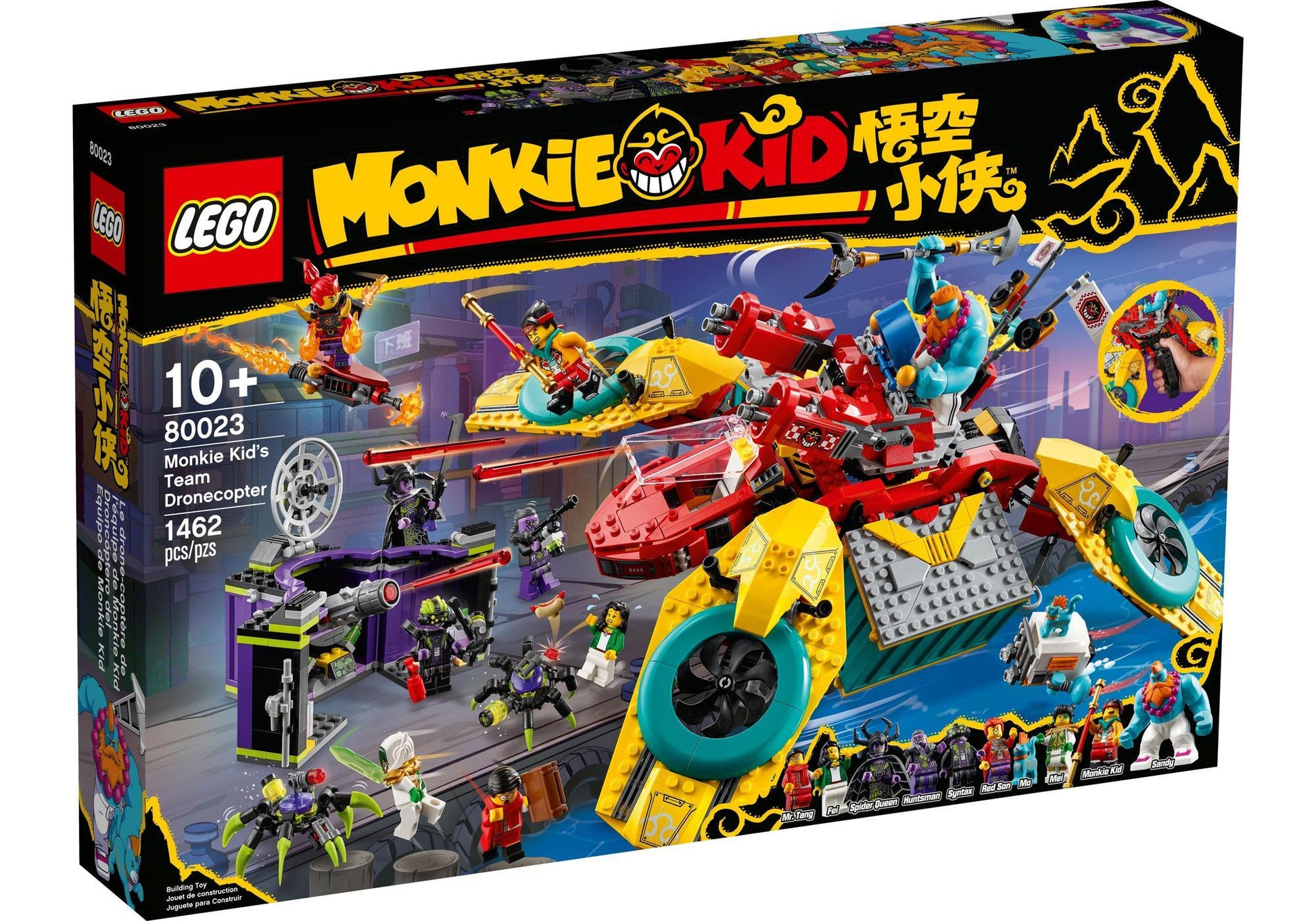Lego 80023 Monkie Kid: Monkie Kids Hubschrauberdrohne - plegobil