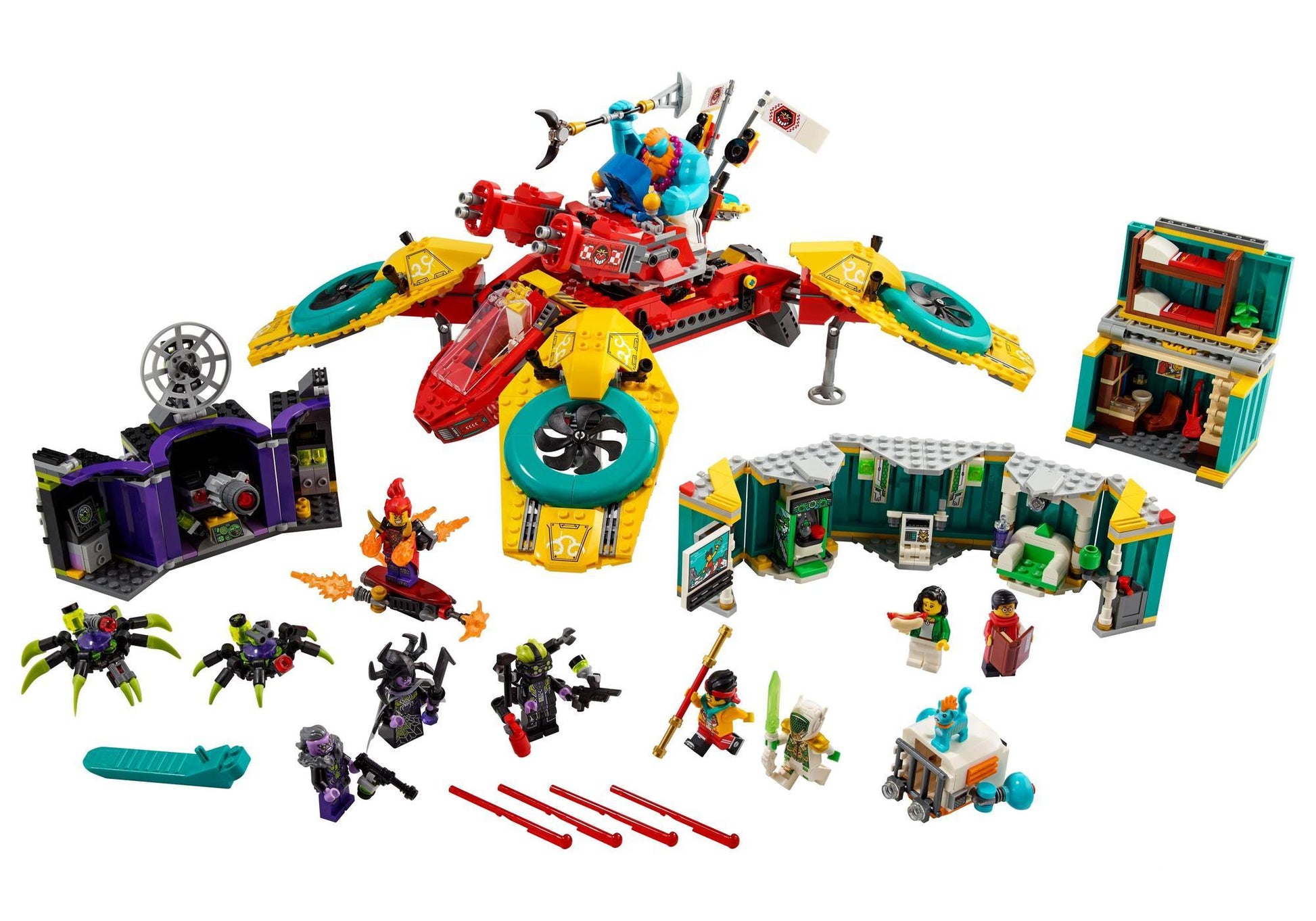 Lego 80023 Monkie Kid: Monkie Kids Hubschrauberdrohne - plegobil