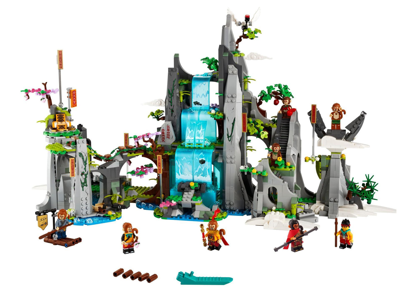 Lego 80024 Monkie Kid: Der legendäre Berg der Blumen und Früchte - plegobil