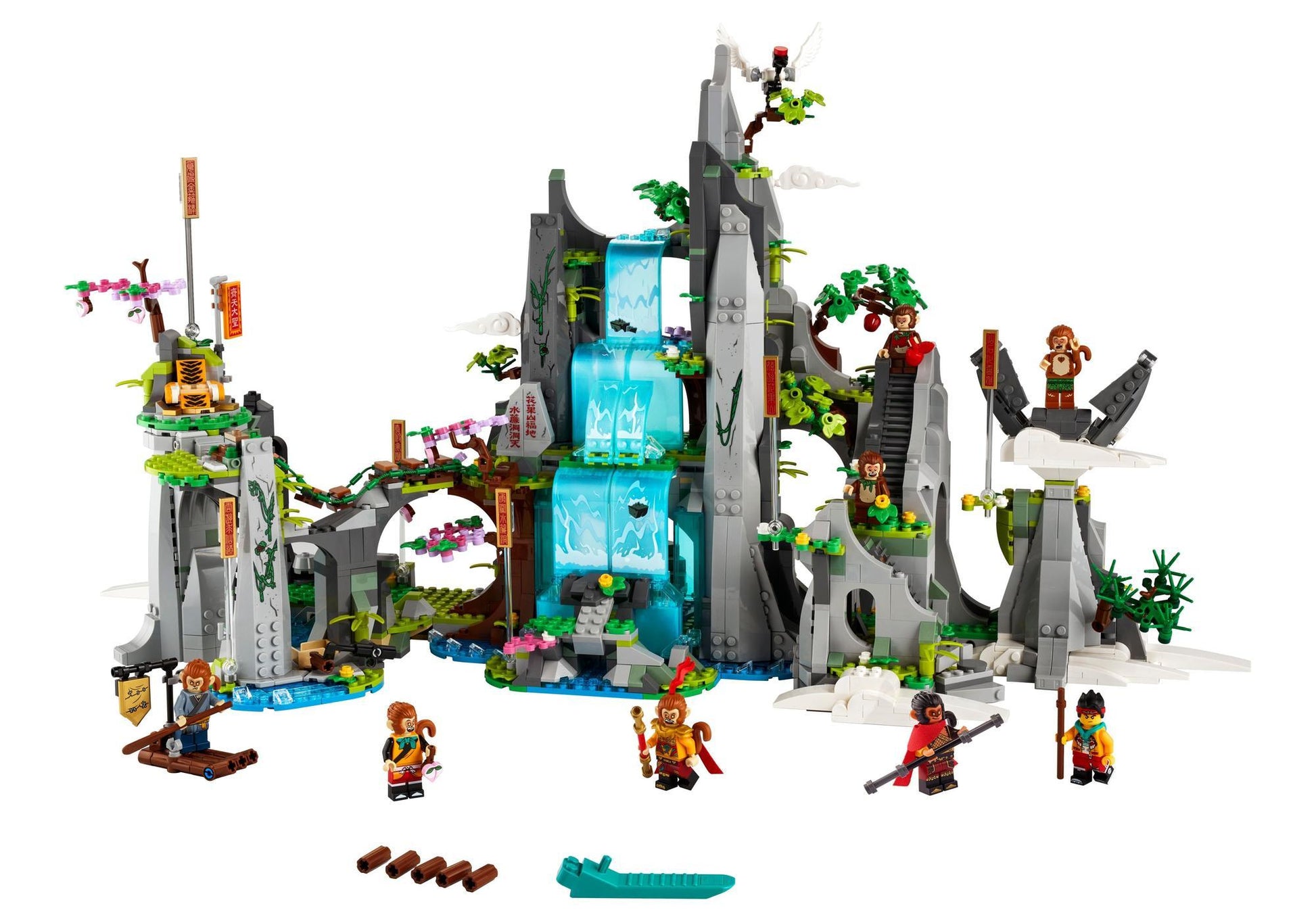 Lego 80024 Monkie Kid: Der legendäre Berg der Blumen und Früchte - plegobil