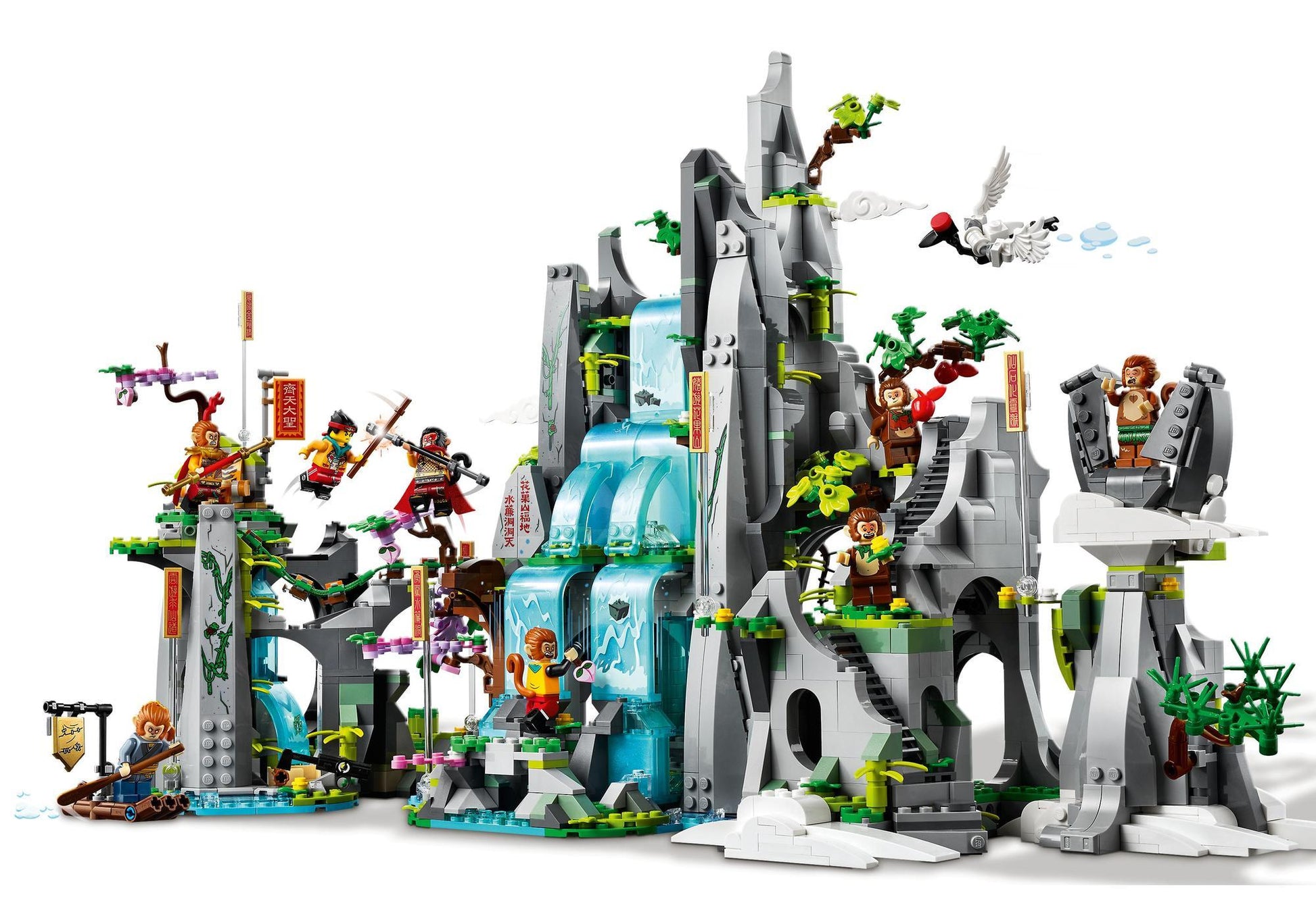 Lego 80024 Monkie Kid: Der legendäre Berg der Blumen und Früchte - plegobil