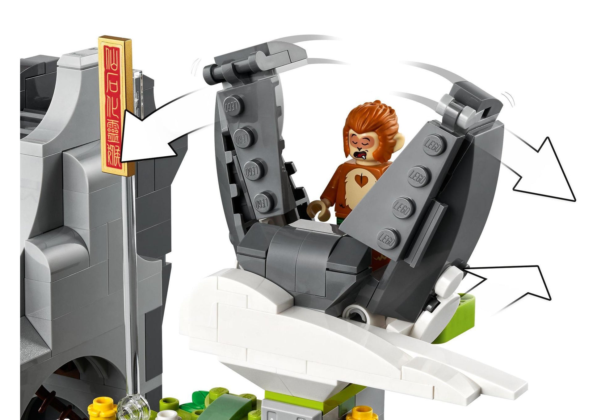Lego 80024 Monkie Kid: Der legendäre Berg der Blumen und Früchte - plegobil