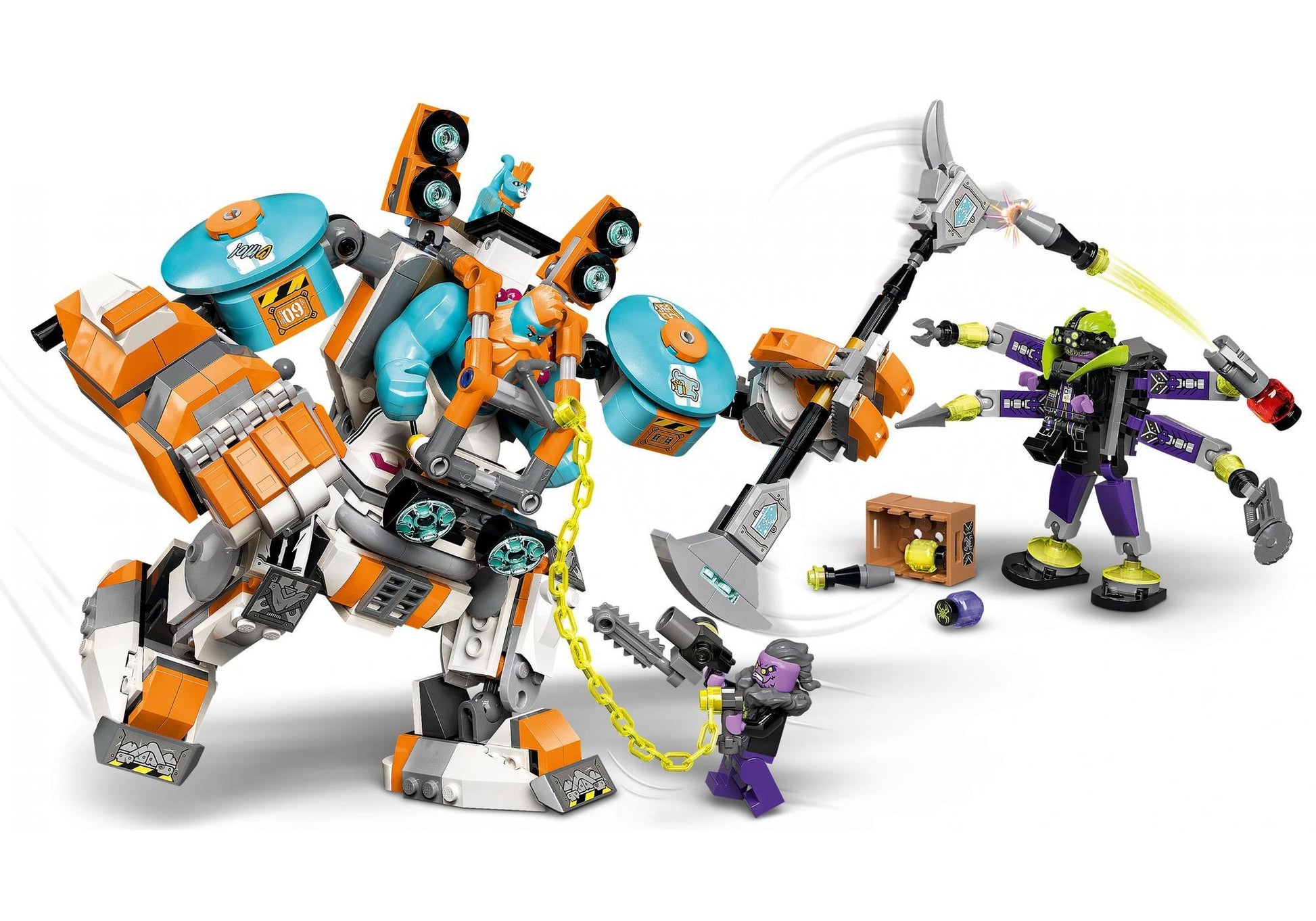 Lego 80025 Monkie Kid: Supermeca de Carga de Sandy - plegobil