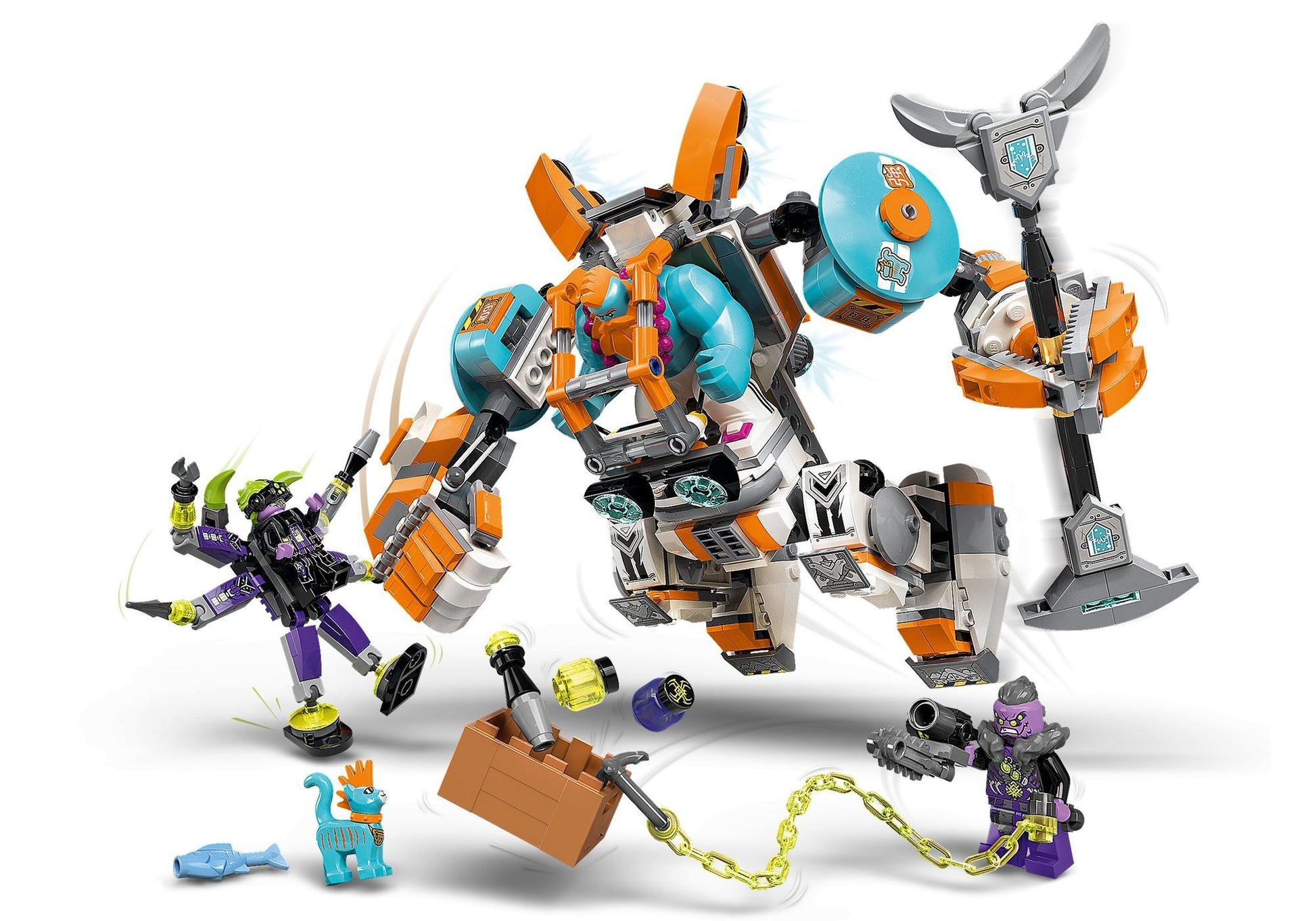Lego 80025 Monkie Kid: Supermeca de Carga de Sandy - plegobil