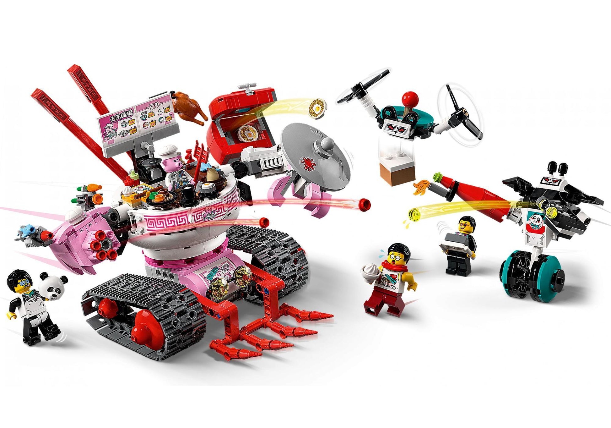 Lego 80026 Monkie Kid: Pigsys Nudelwagen - plegobil