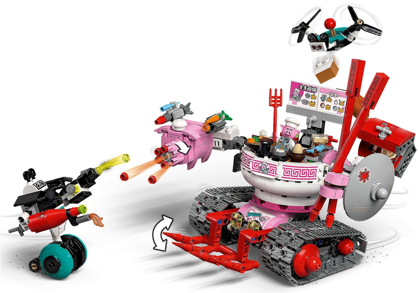 Lego 80026 Monkie Kid: Pigsys Nudelwagen - plegobil