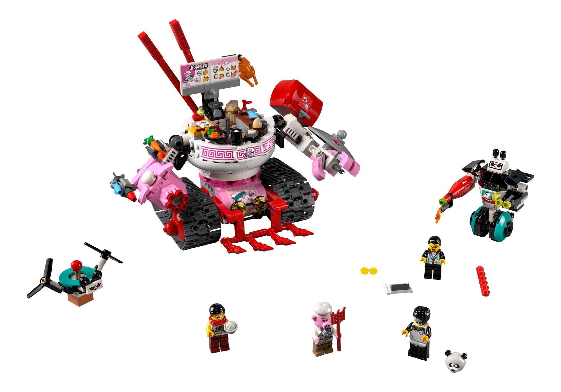 Lego 80026 Monkie Kid: Pigsys Nudelwagen - plegobil