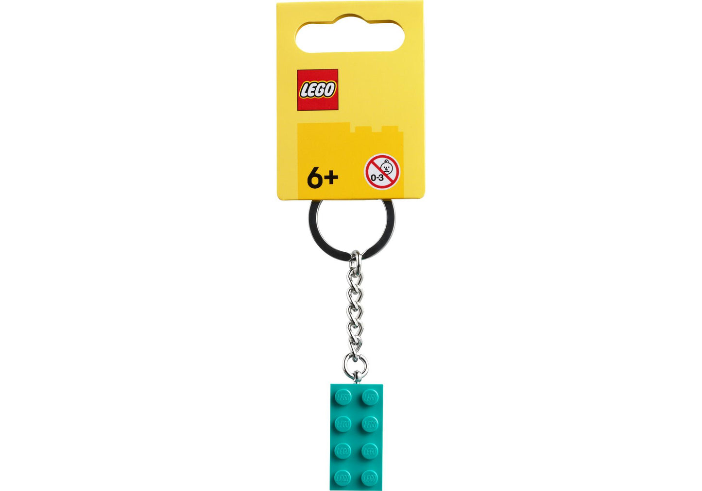 Lego 854303 Schlüsselanhänger Blaugrüner 2x4 Stein