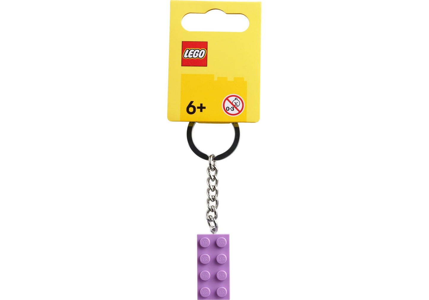 Lego 854304 Schlüsselanhänger Lavendelfarbener 2x4 Stein