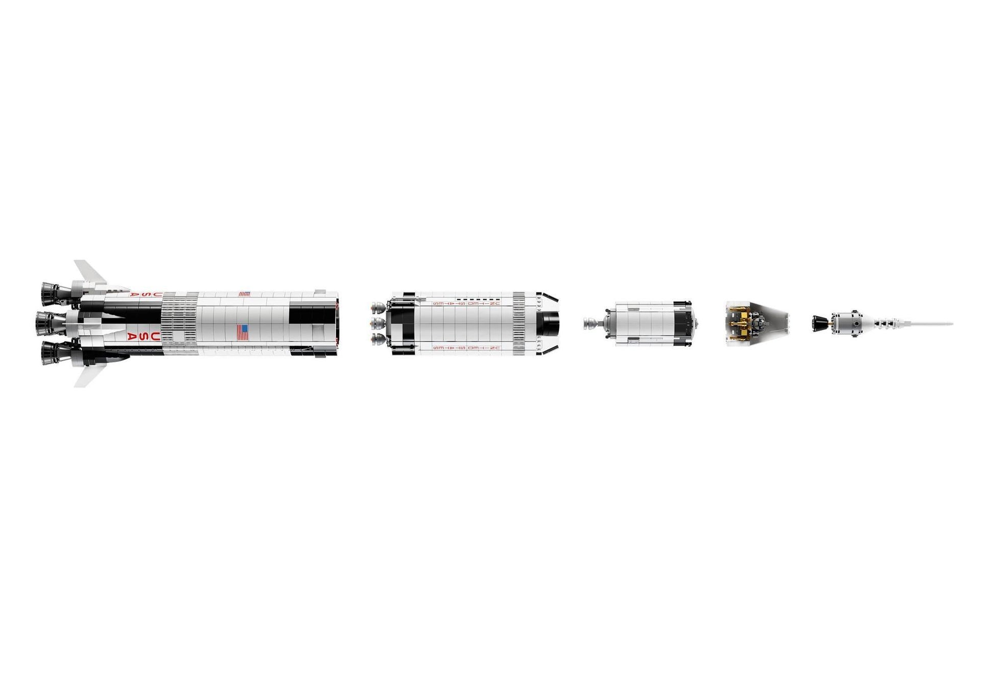 Lego 92176 Ideas NASA Apollo Saturn V - plegobil