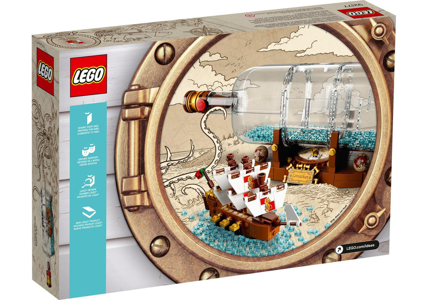 Lego 92177 Ideas Schiff in der Flasche - plegobil