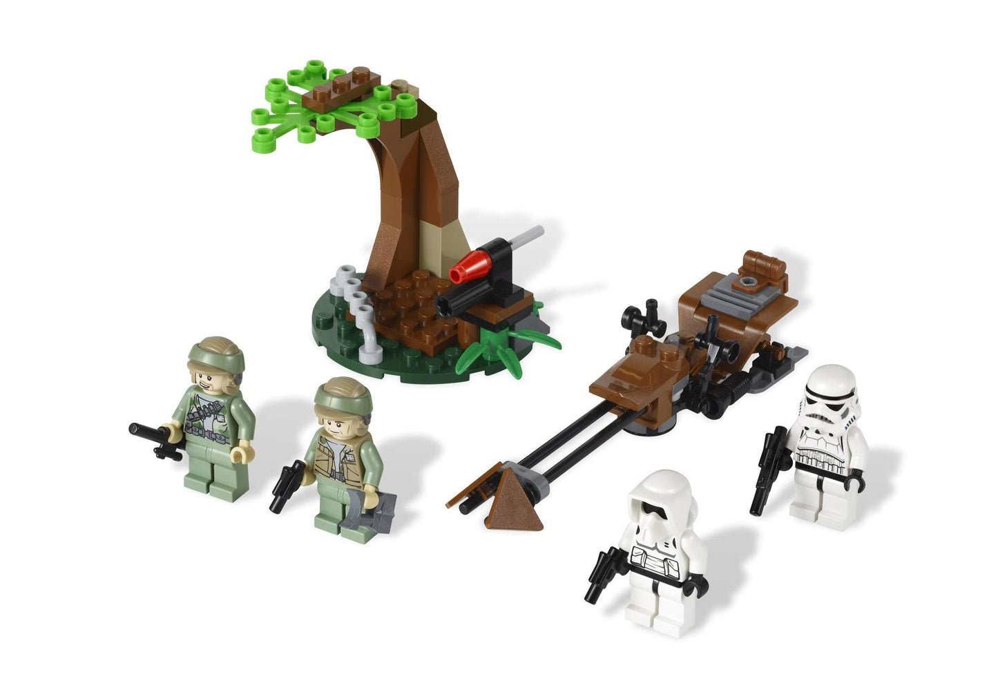 Lego 9489 Star Wars: Endor Rebel Trooper & Imperial Trooper Battle Pack - plegobil