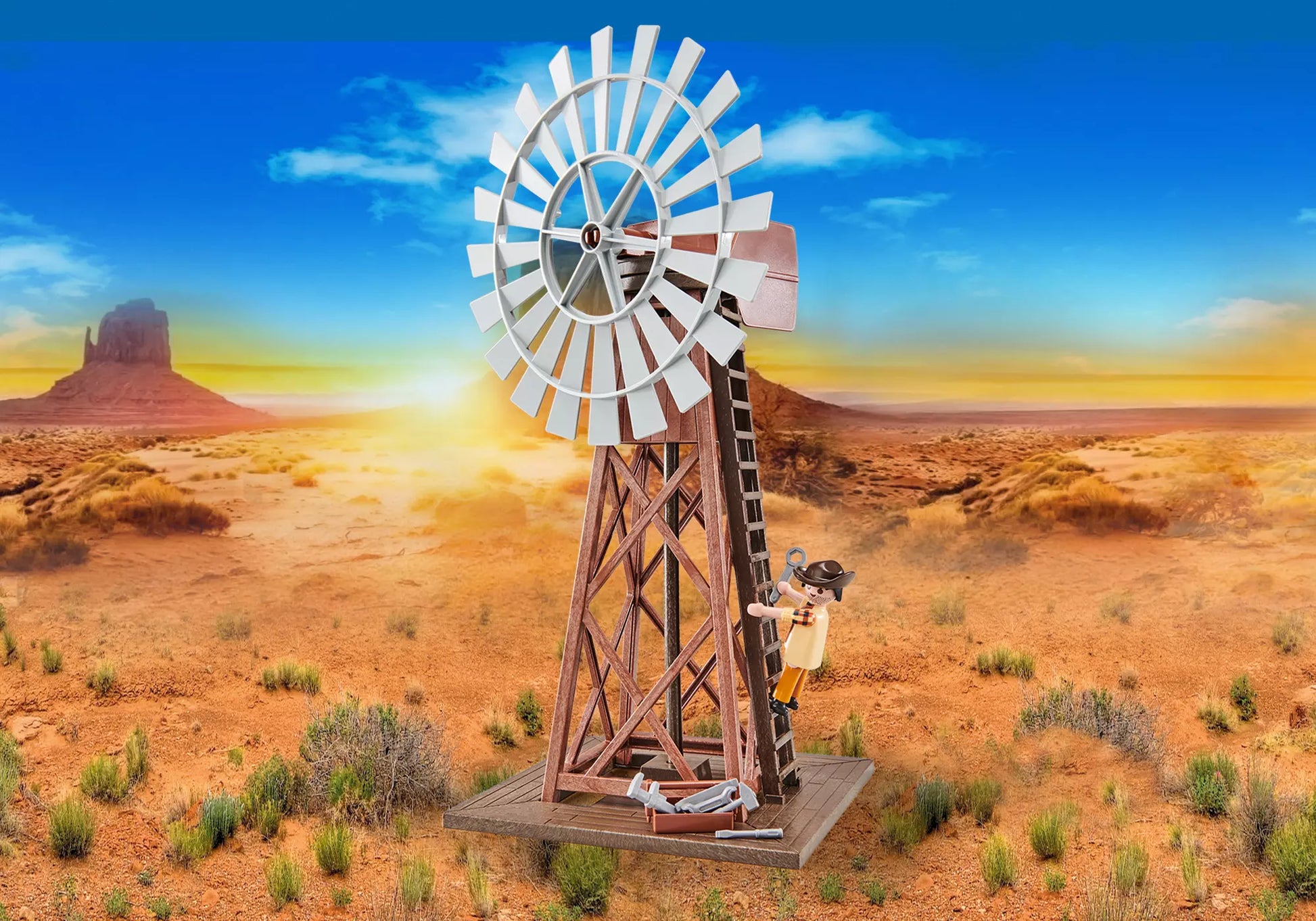 Playmobil 1021 Western Windrad (Folienverpackung) - plegobil