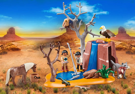 Playmobil 1024 Western Indianerkinder am Fluss (Folienverpackung) - plegobil