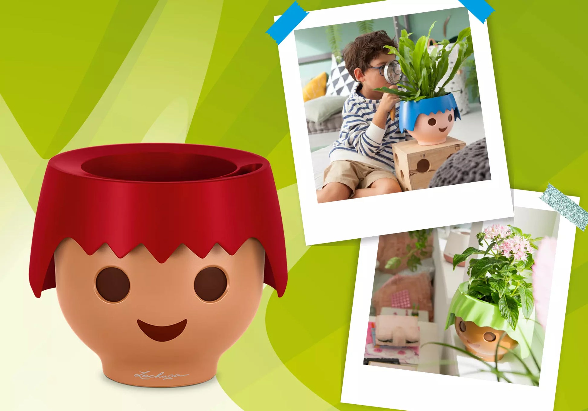 Playmobil 19046 Family Fun OJO Pflanzengefäß Fire Red - plegobil