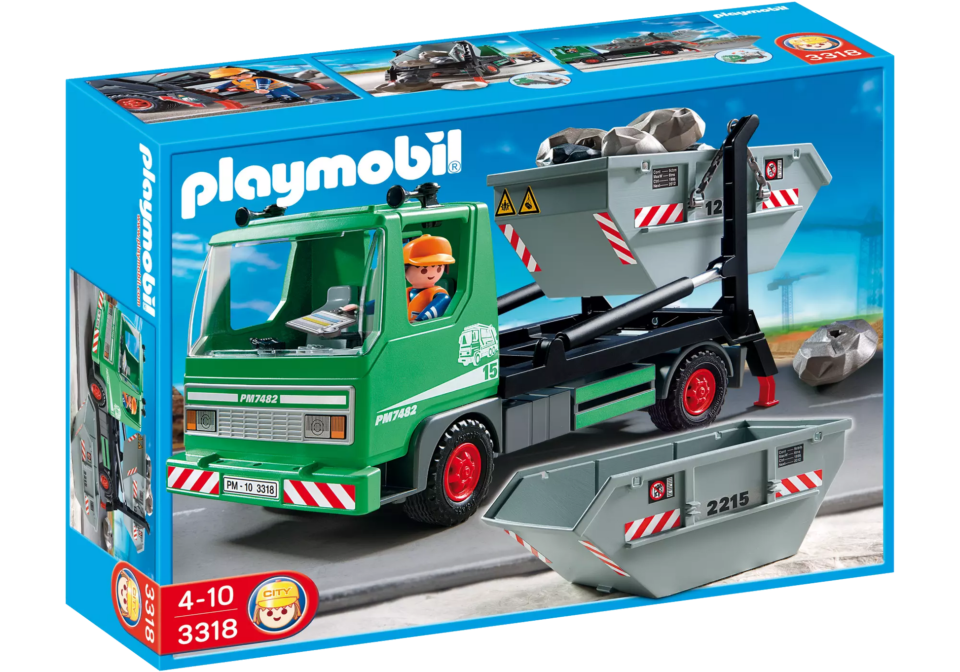 Playmobil 3318 Containerdienst - plegobil