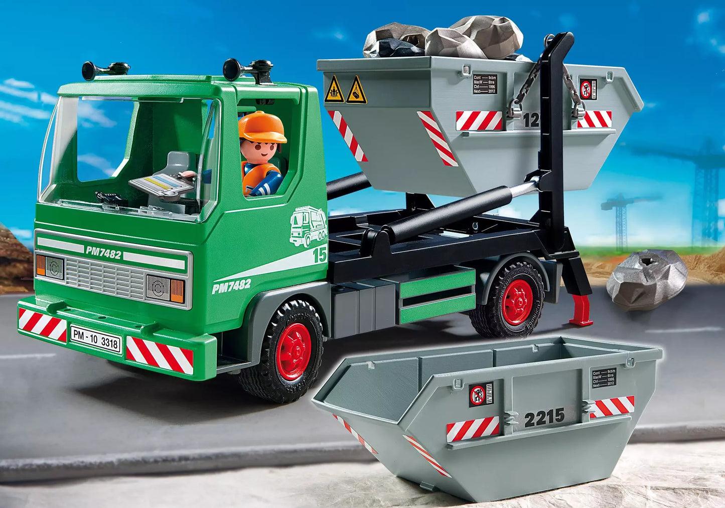 Playmobil 3318 Containerdienst - plegobil