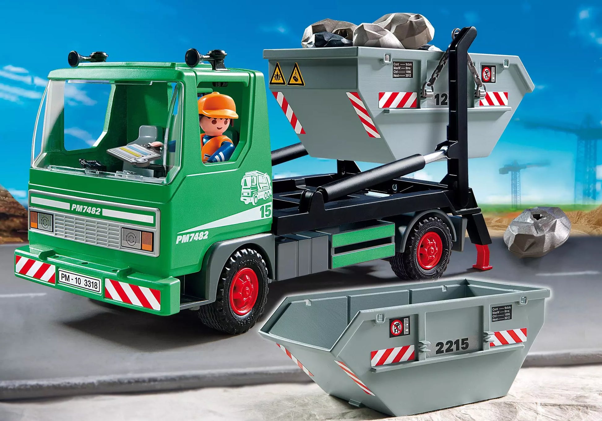 Playmobil 3318 Containerdienst - plegobil