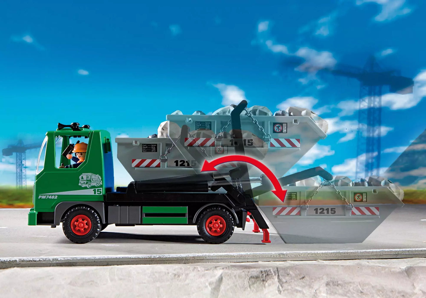 Playmobil 3318 Containerdienst - plegobil
