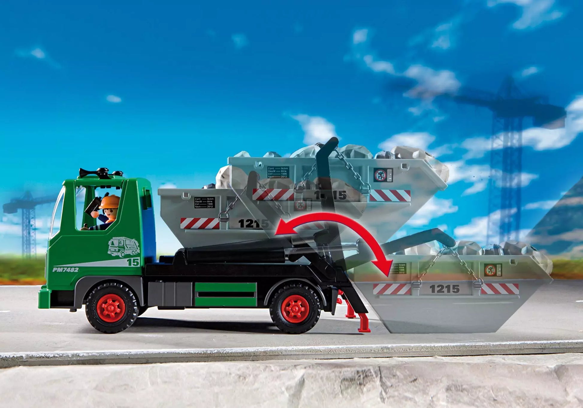 Playmobil 3318 Containerdienst - plegobil