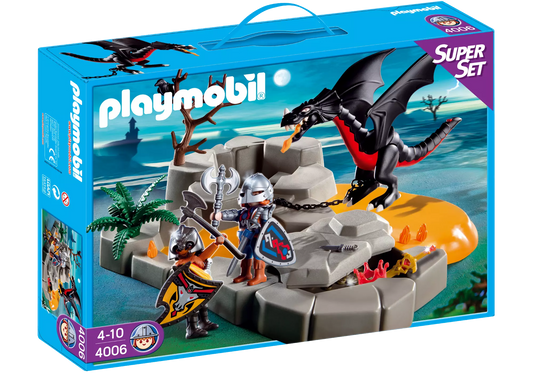 Playmobil 4006 Sammlerstück SuperSet SuperSet Drachenfels - plegobil