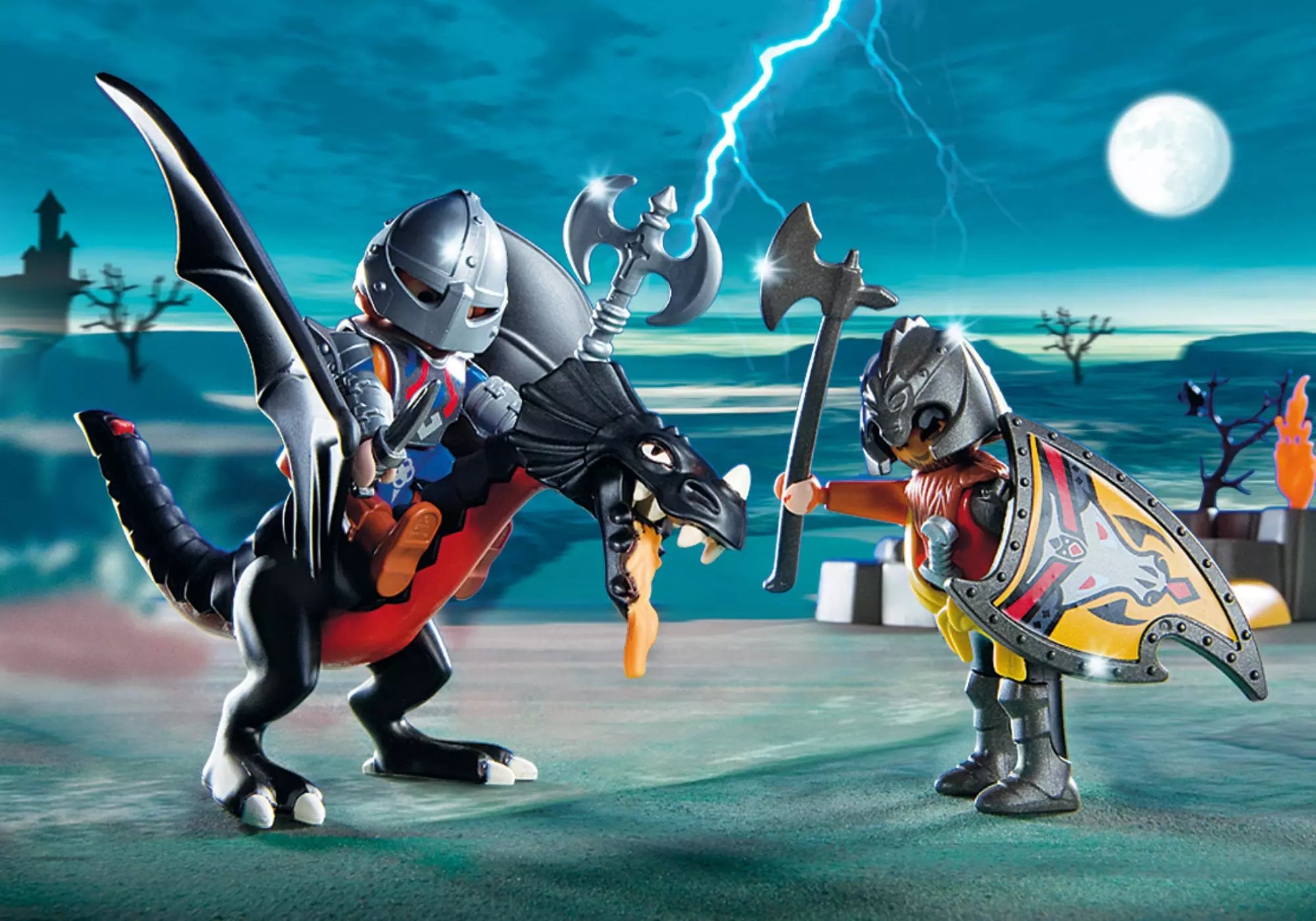 Playmobil 4006 Sammlerstück SuperSet SuperSet Drachenfels - plegobil