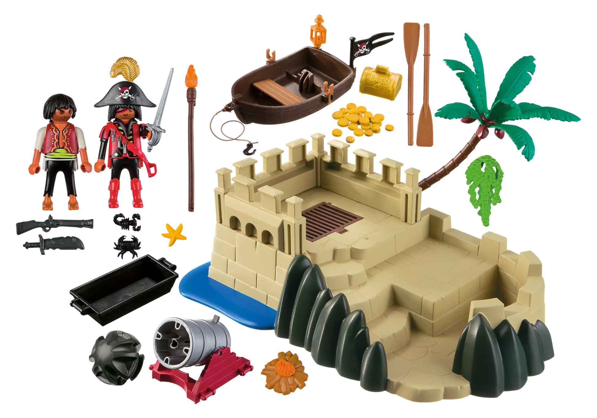 Playmobil 4007 Sammlerstück Pirates SuperSet Piratenfestung - plegobil