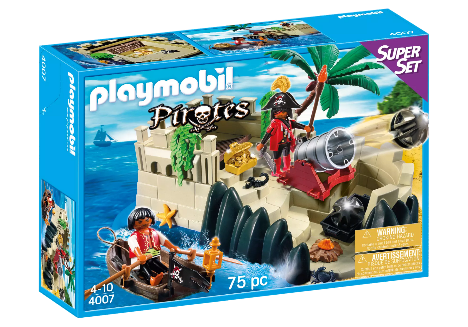 Playmobil 4007 Sammlerstück Pirates SuperSet Piratenfestung - plegobil