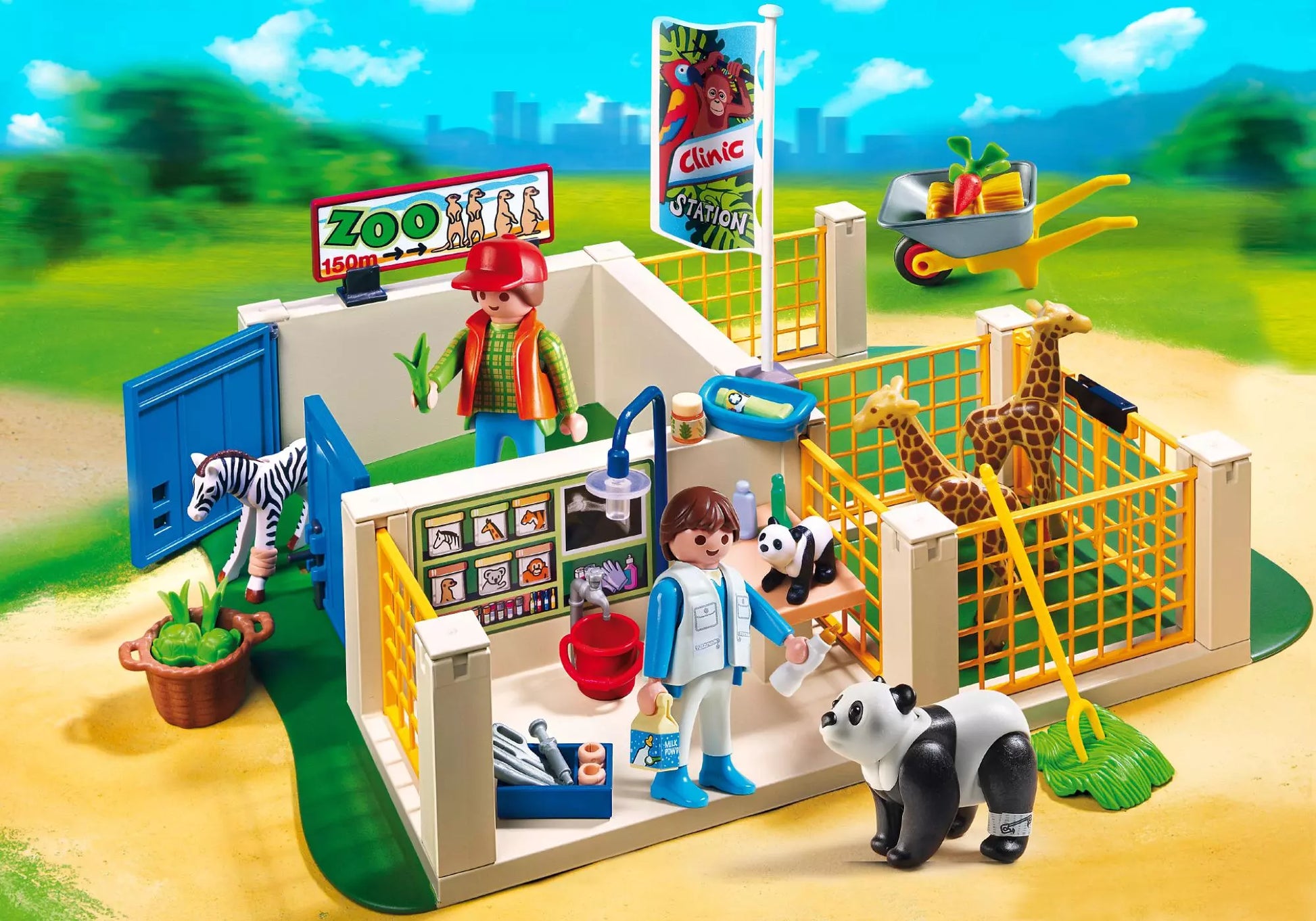 Playmobil 4009 Sammlerstück SuperSet Zoo-Pflegestation - plegobil