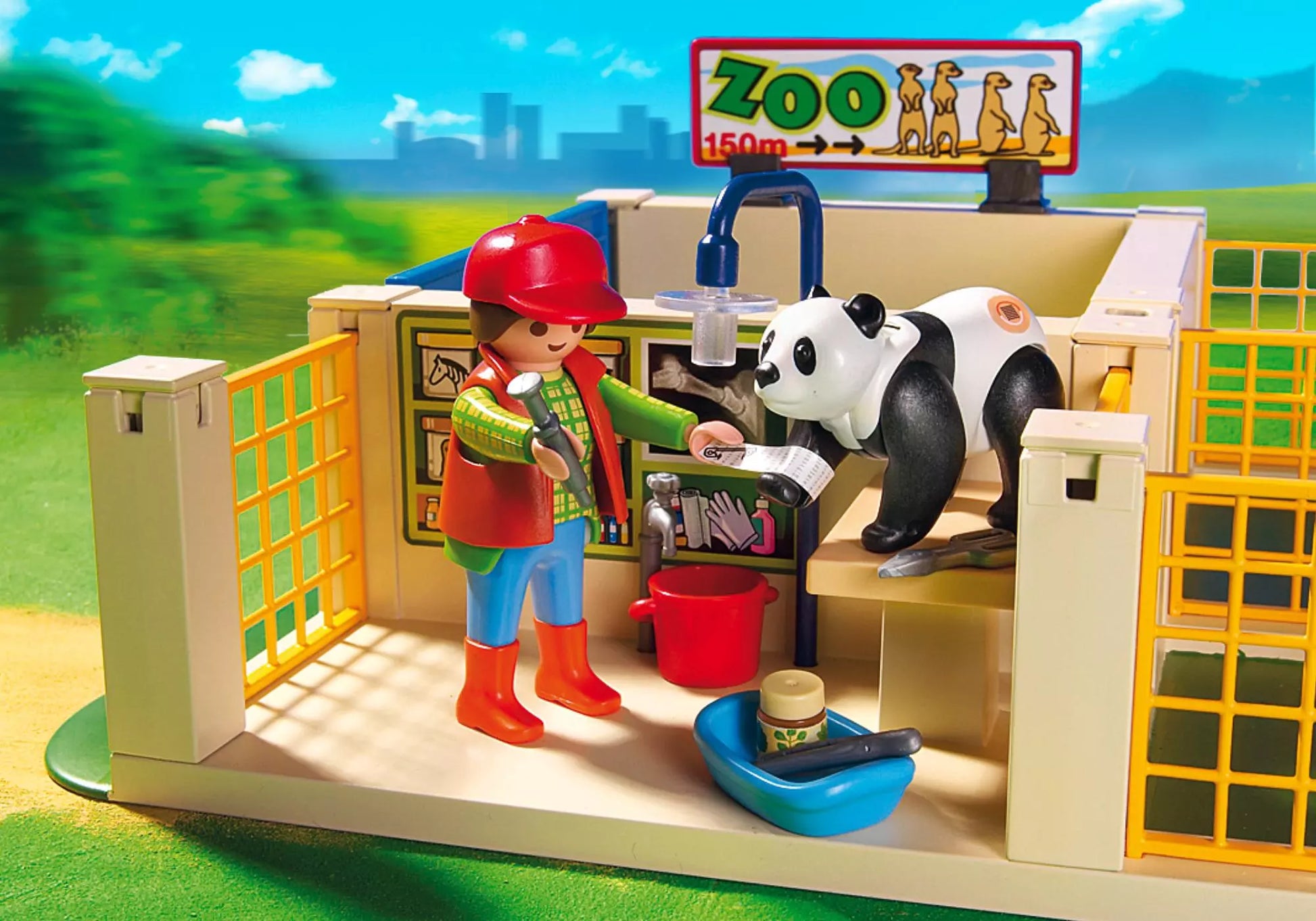 Playmobil 4009 Sammlerstück SuperSet Zoo-Pflegestation - plegobil