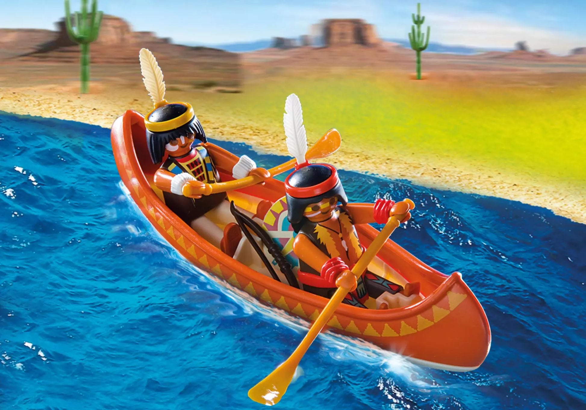 Playmobil 4012 Sammlerstück Western SuperSet Indianerlager - plegobil